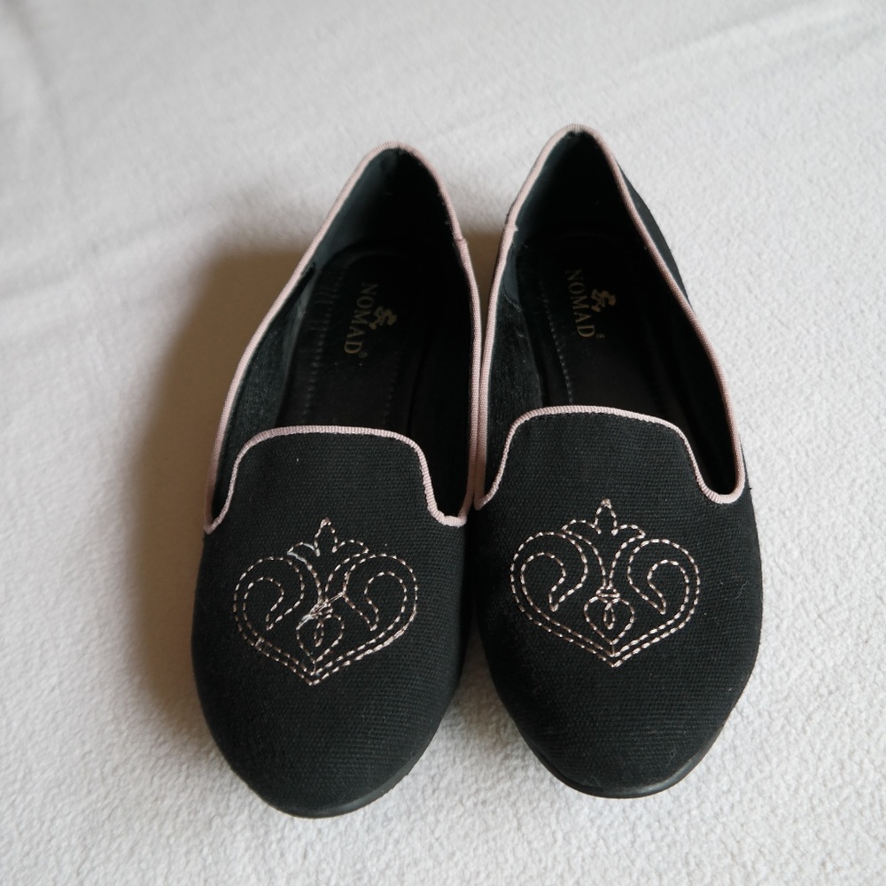 Nomad Fleur de Lis Smoking Slippers